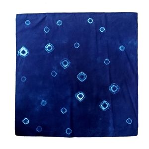 Big Dipper Star Design Bandana Scarf Durag Blue Cotton